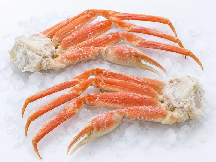 Illustrative frozen snow crab clusters